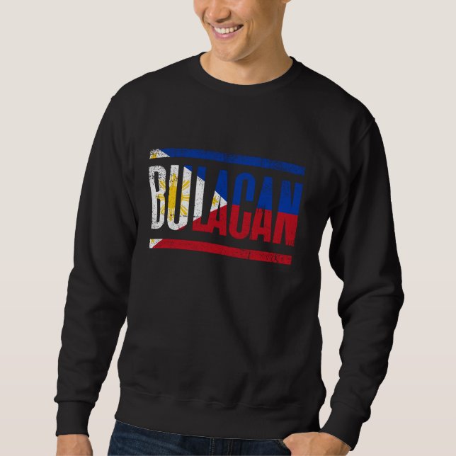 BULACAN PHILIPPINEN MIT SEINEM STARKEN FILIPINO FL SWEATSHIRT (Vorderseite)