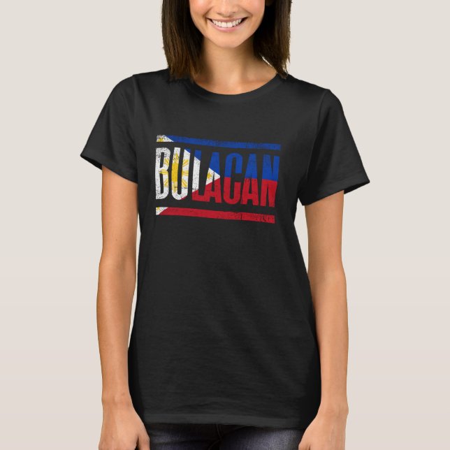 BULACAN PHILIPPINEN MIT SEINEM STARKEN FILIPINO FL T-Shirt (Vorderseite)