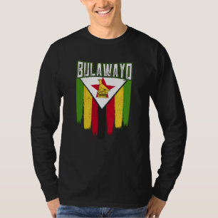 Bulawayo Zimbabwe Flag T-Shirt