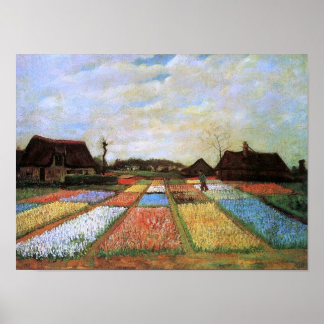 Bulb Fields Holland (F186)Van Gogh Fine Art Poster (Vorne)