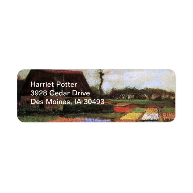 Bulb Fields Holland Van Gogh Fine Art (Vorne)