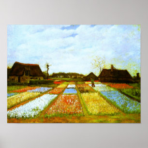 Bulb Fields Holland Van Gogh Fine Art Poster