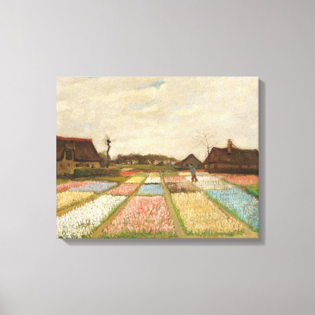 Bulb Fields | Vincent van Gogh Leinwanddruck (Vorderseite)