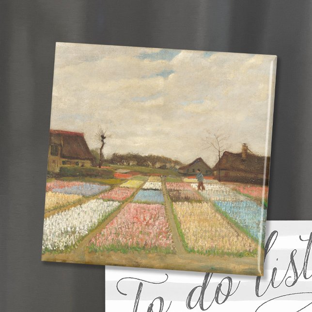 Bulb Fields | Vincent Van Gogh Magnet (Von Creator hochgeladen)