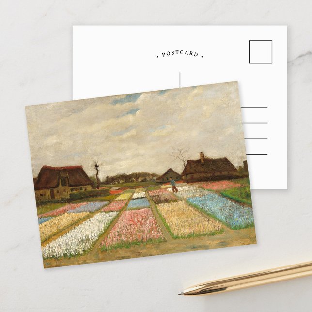 Bulb Fields | Vincent van Gogh Postkarte (Von Creator hochgeladen)