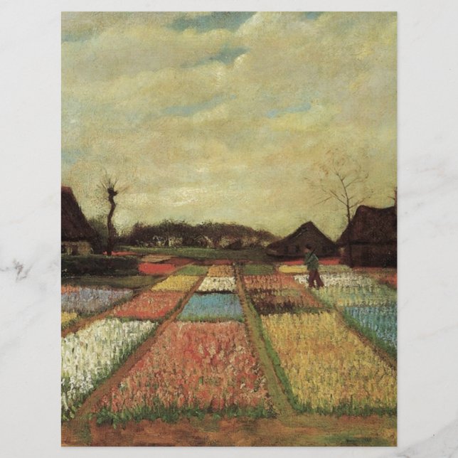 Bulb Fields von Vincent van Gogh. (Vorderseite)