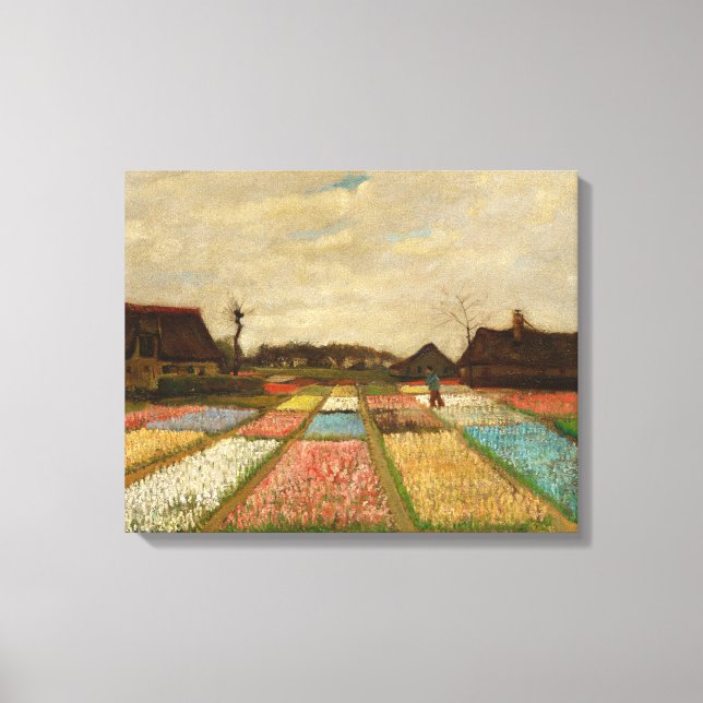 Bulb Fields von Vincent van Gogh (1883) Leinwanddruck (Vorderseite)