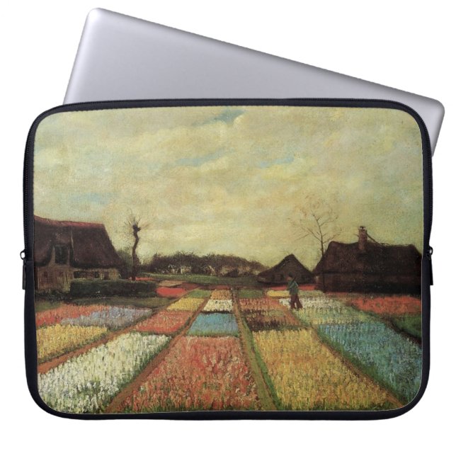 Bulb Fields von Vincent van Gogh Laptopschutzhülle (Vorderseite)