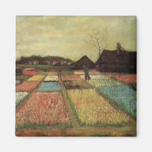 Bulb Fields von Vincent van Gogh Magnet