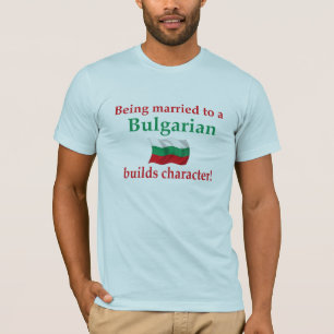 Bulgare errichtet Charakter T-Shirt