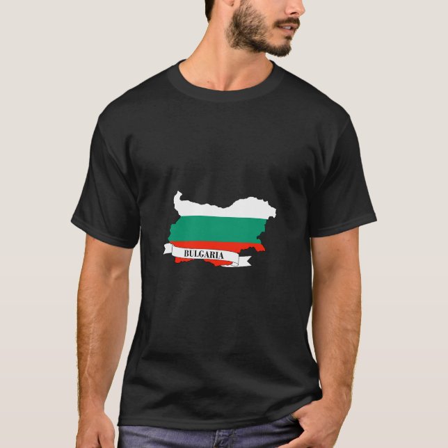 bulgaria flag map T-Shirt (Vorderseite)