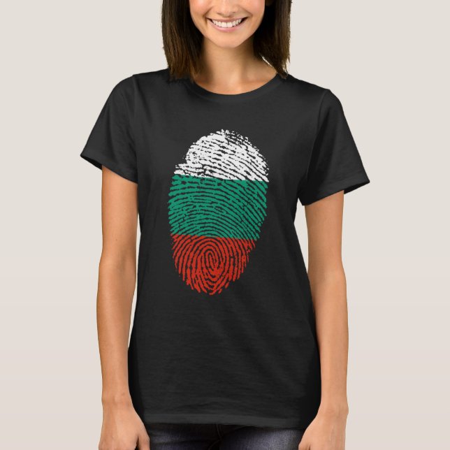 Bulgarian DNA Love Patriotic T-Shirt (Vorderseite)