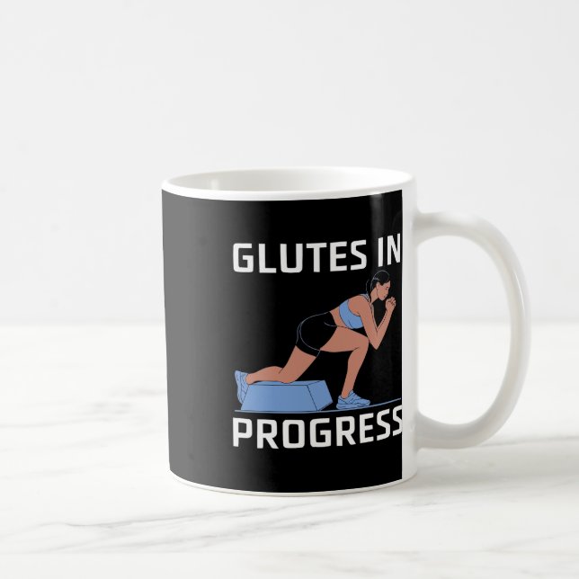 Bulgarian Squat Exercise Bodybuilding Fitness Work Kaffeetasse (Rechts)