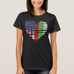Bulgarien American Grown Heart USA Patriot Heritag T-Shirt