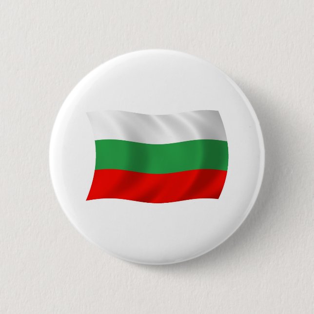 Bulgarien-Flagge-Button Button (Vorderseite)