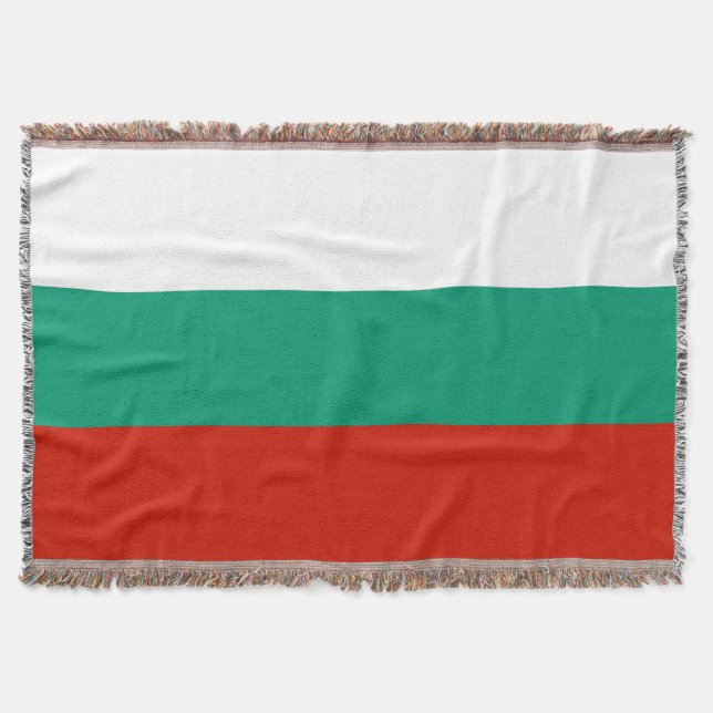 Bulgarien-Flagge Decke (Vorderseite)