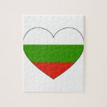 Bulgarien-Flagge einfach Puzzle<br><div class="desc">Er ist hier. Ein modischer Entwurf,  der die Flagge von Bulgarien kennzeichnet. Vervollkommnen Sie für den Bulgaren Sie Liebe. Das kann Sie sogar sein.</div>