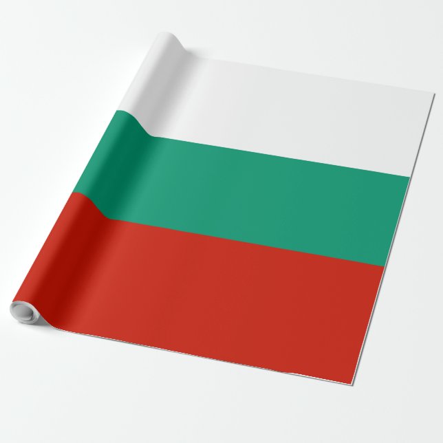 Bulgarien-Flagge Geschenkpapier (Ungerollt)