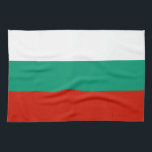 Bulgarien-Flagge Geschirrtuch<br><div class="desc">Ein ideales Geschenk für alle,  die Patrioten ihres Landes sind!</div>