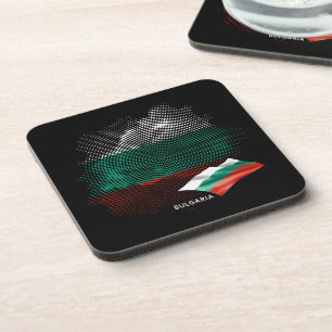 Bulgarien-Flagge Getränkeuntersetzer