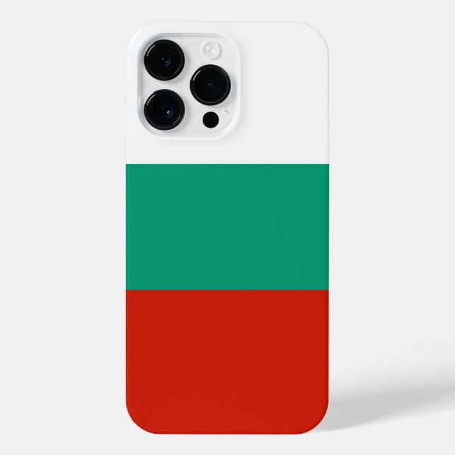 Bulgarien-Flagge iPhone Hülle (Rückseite)