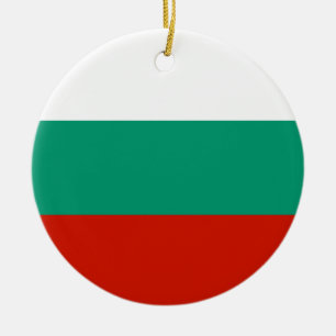 Bulgarien-Flagge Keramik Ornament