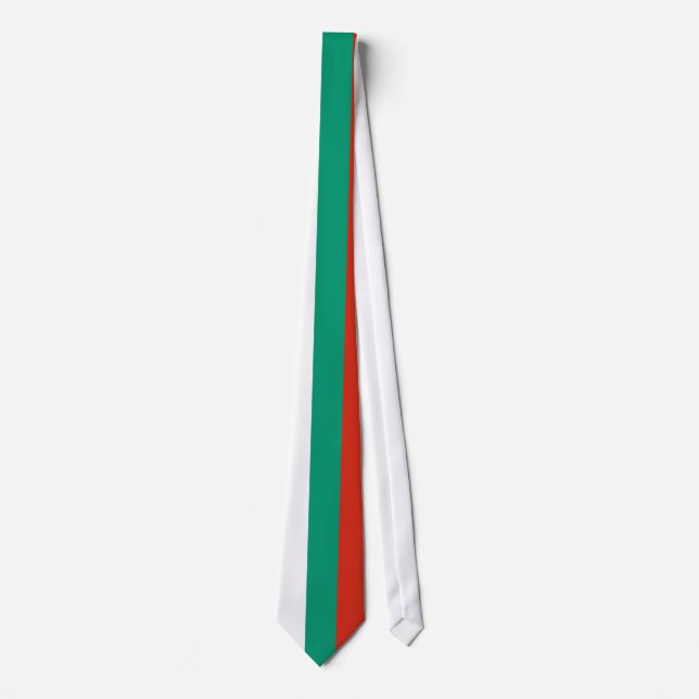 Bulgarien-Flagge Krawatte (Vorderseite)