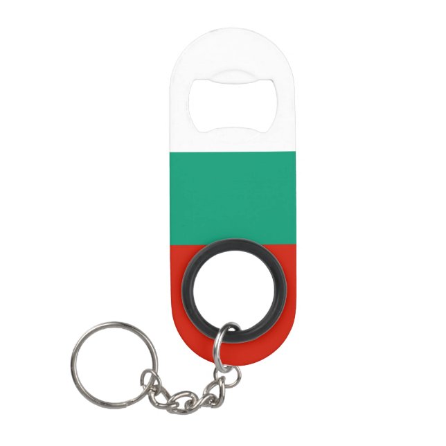 Bulgarien-Flagge Mini Flaschenöffner (Vorderseite)