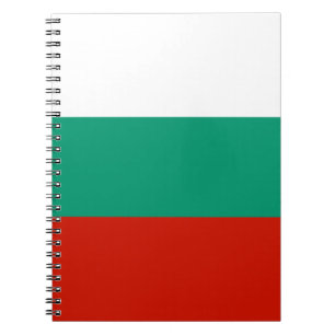 Bulgarien-Flagge Notizblock