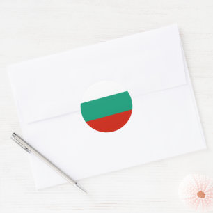 Bulgarien-Flagge Runder Aufkleber