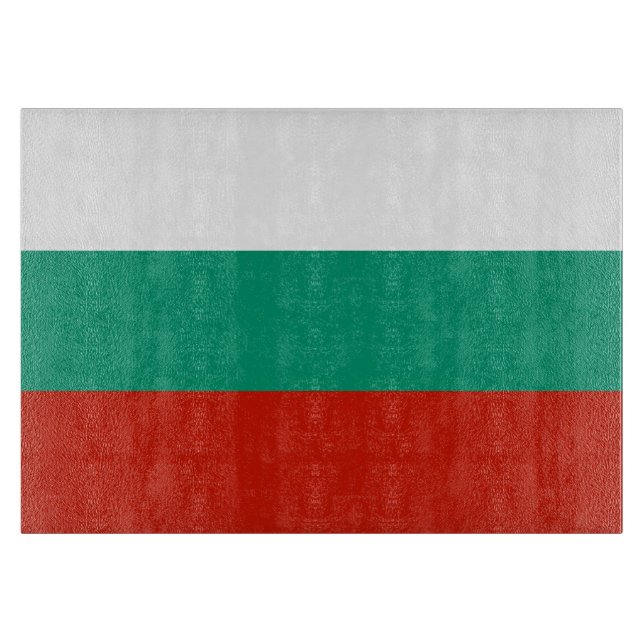 Bulgarien-Flagge Schneidebrett (Vorderseite)