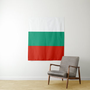 Bulgarien-Flagge Wandteppich
