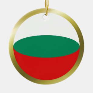 Bulgarien-Flaggen-Ornament Keramik Ornament
