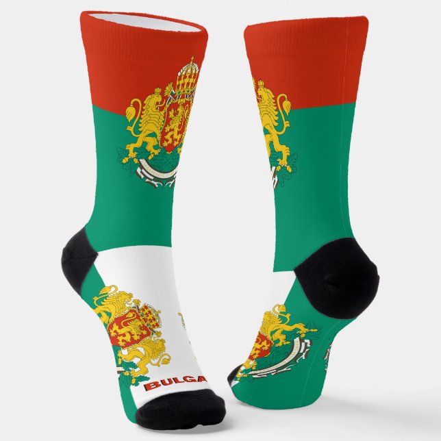 Bulgarien Flaggenpatriotisch, Nachhaltig bulgarisc Socken (Gewinkelt)