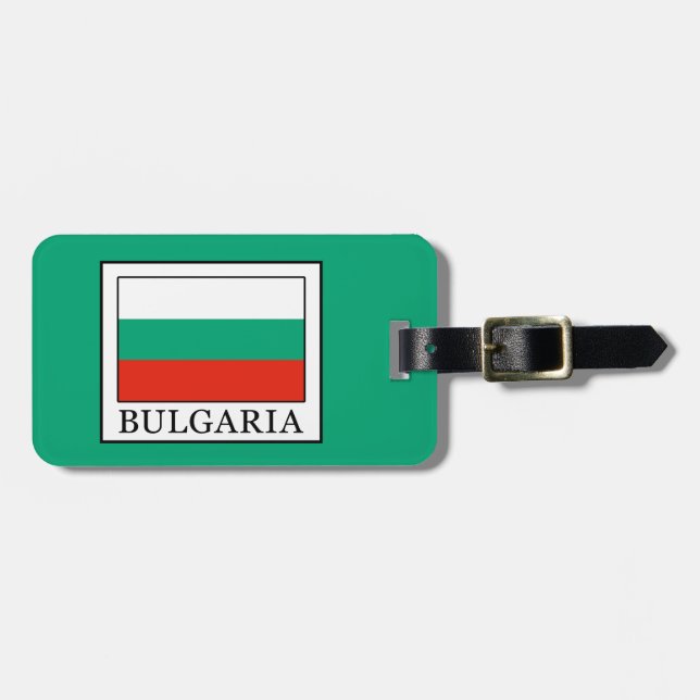 Bulgarien Gepäckanhänger (Vorderseite horizontal)