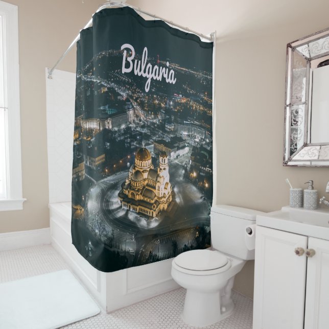 Bulgarien Hauptstadt Sofia Alexander Nevsky Kathed Duschvorhang (Beispiel)