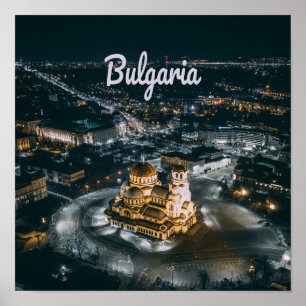 Bulgarien Hauptstadt Sofia Alexander Nevsky Kathed Poster