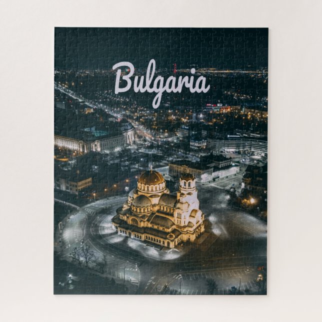Bulgarien Hauptstadt Sofia Alexander Nevsky Kathed Puzzle (Vertikal)