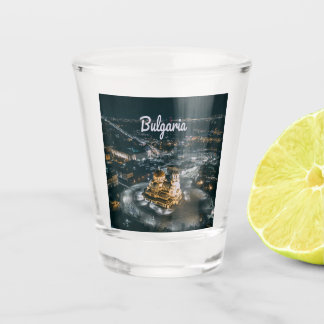 Bulgarien Hauptstadt Sofia Alexander Nevsky Kathed Schnapsglas