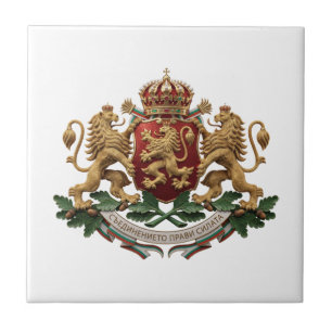 Bulgarien Landesflagge Symbol Emblem Wappen Arme E Fliese