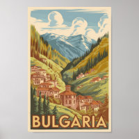 Bulgarien Malerische Illustration Reisen Kunst Vin