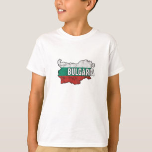 Bulgarien Patriotisches Bulgarisches Flaggenzeiche T-Shirt