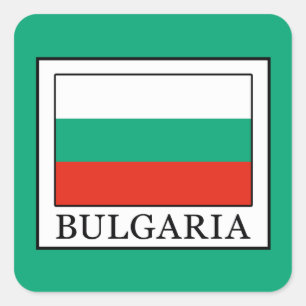 Bulgarien Quadratischer Aufkleber