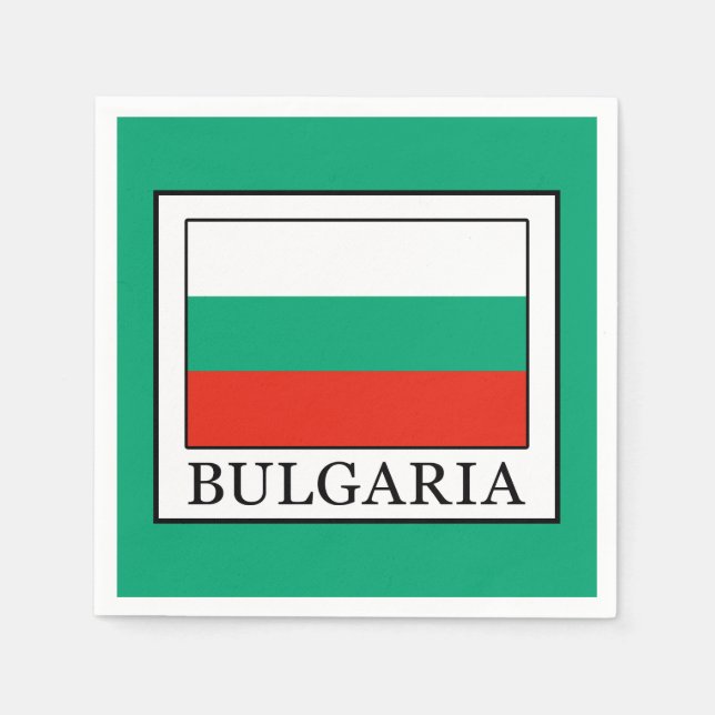 Bulgarien Serviette (Vorderseite)