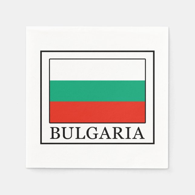 Bulgarien Serviette (Vorderseite)