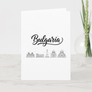 Bulgarien Skyline Reise Urlaub Outfits Karte