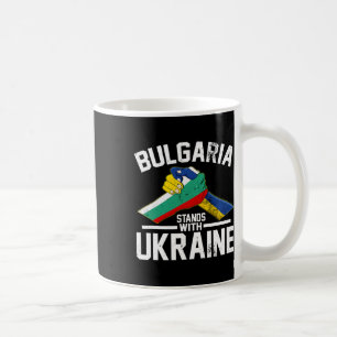 Bulgarien steht mit der Ukraine Ukrainische Bulgar Kaffeetasse