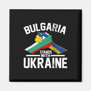 Bulgarien steht mit der Ukraine Ukrainische Bulgar Magnet