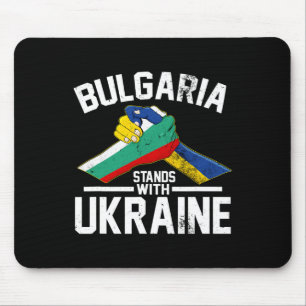 Bulgarien steht mit der Ukraine Ukrainische Bulgar Mousepad