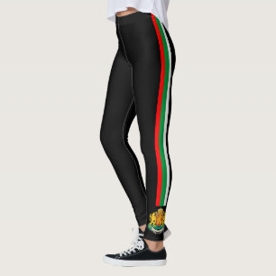 Bulgarien stripes Flagge Leggings